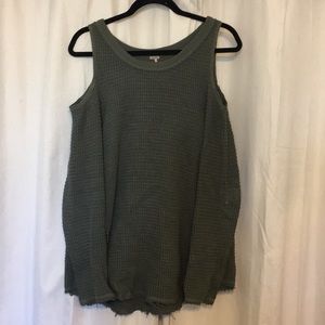 Free People Open Shoulder Sweater